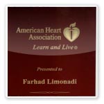 Neurosurgeon Farhad M. Limonadi, M.D. Award